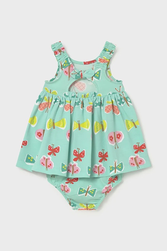 Mayoral sukienka dziecięca 1927.4M.Baby.PPY2 turkusowy SS26