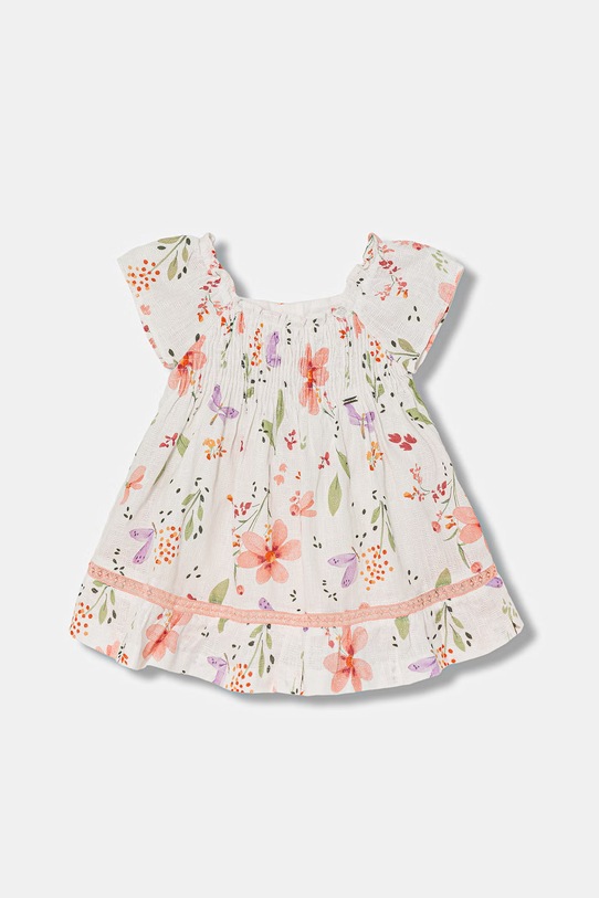 Mayoral sukienka bawełniana dziecięca wzorzyste biały 1992.4E.Baby.PPY2