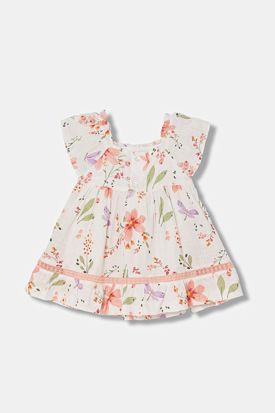 Mayoral sukienka bawełniana dziecięca 1992.4E.Baby.PPY2 biały SS26