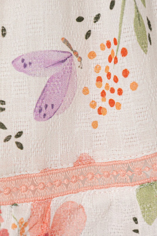 Dziewczynka Mayoral sukienka bawełniana dziecięca 1992.4E.Baby.PPY2 biały