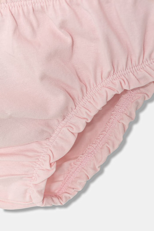 Dziewczynka Guess sukienka bawełniana niemowlęca 2-pack A6RK05.KA6R4.PPY2 różowy