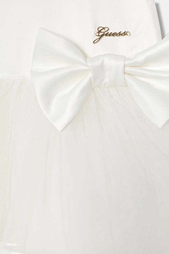 Dziewczynka Guess sukienka dziecięca A6RK10.WM330.PPY2 biały