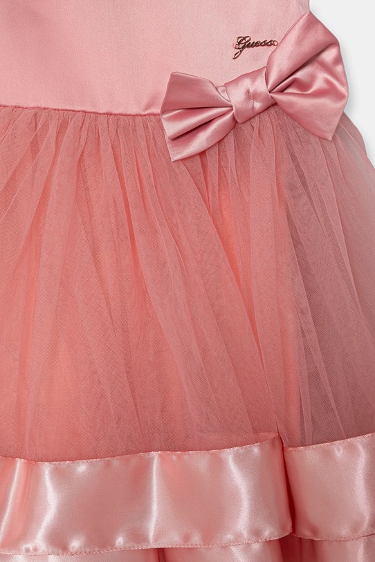 Dziewczynka Guess sukienka dziecięca A6RK10.WM330.PPY2 różowy