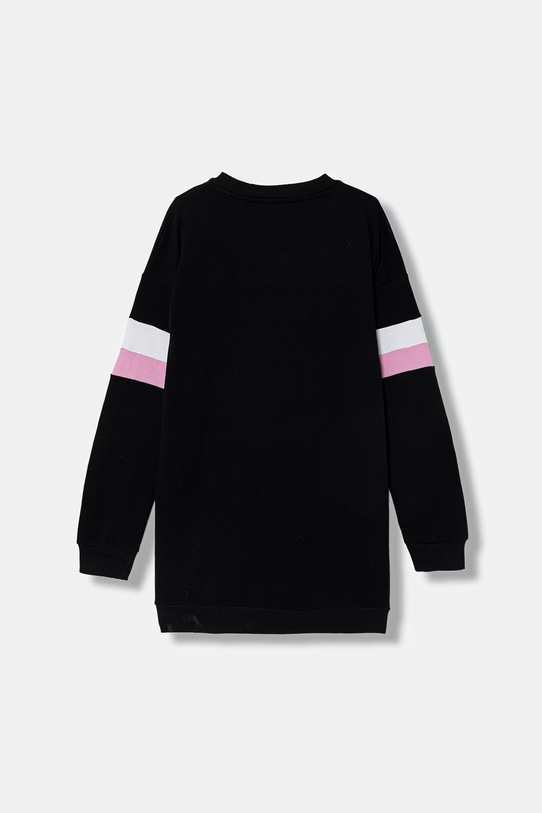 Хлопковое детское платье Guess J6RK01.KAD74.PPY2 чёрный SS26