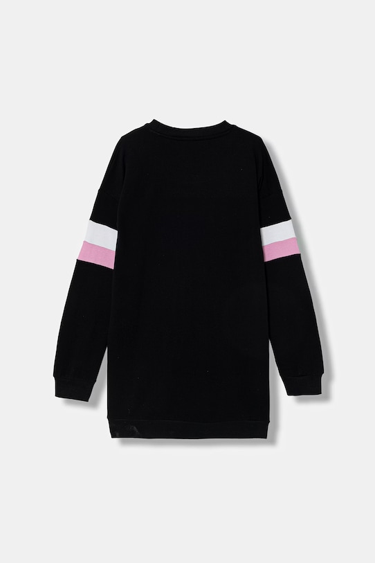 Хлопковое детское платье Guess J6RK01.KAD74.PPY2 чёрный SS26