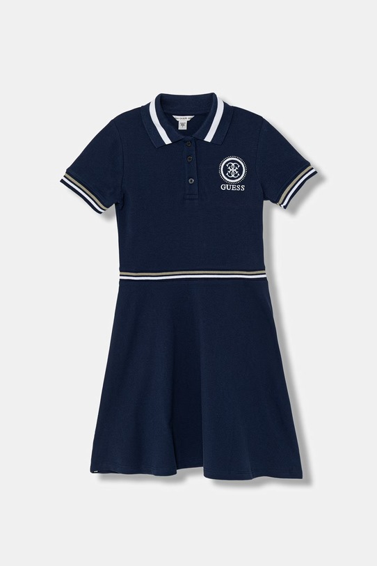 Guess sukienka dziecięca rozkloszowany granatowy J6RK10.K7064.PPY2
