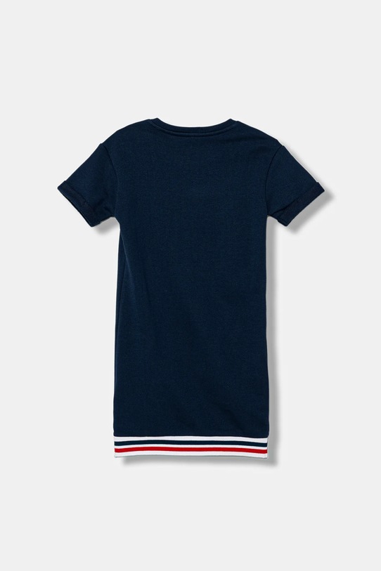 Guess sukienka bawełniana dziecięca J6RK11.KAD74.PPY2 granatowy SS26