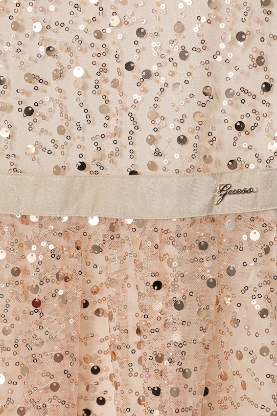 Dziewczynka Guess sukienka dziecięca J6RK25.KCLM0.PPY2 beżowy