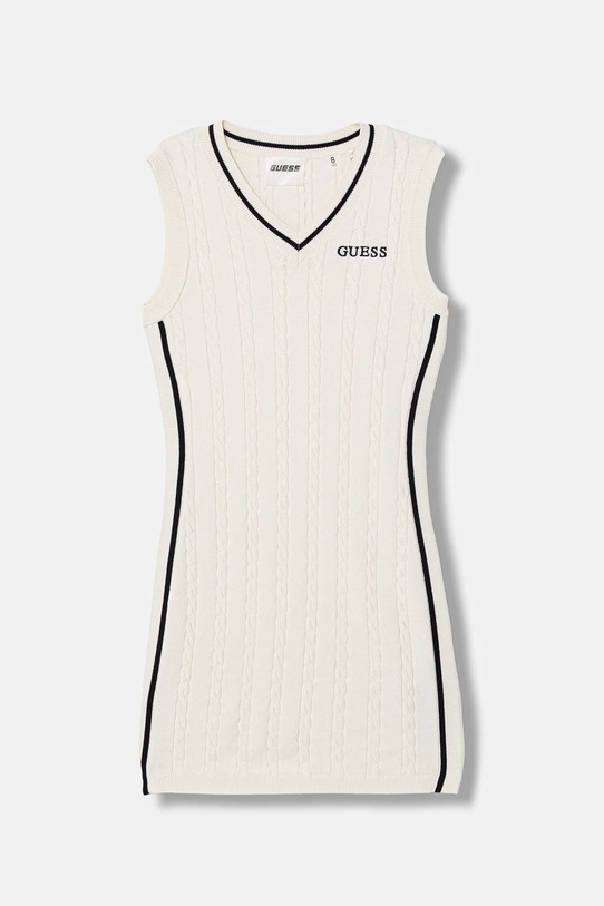 Guess sukienka dziecięca szpic beżowy J6RK30.Z4652.PPY2