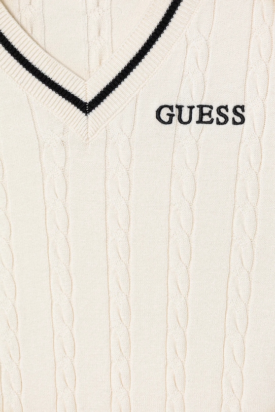 Dziewczynka Guess sukienka dziecięca J6RK30.Z4652.PPY2 beżowy