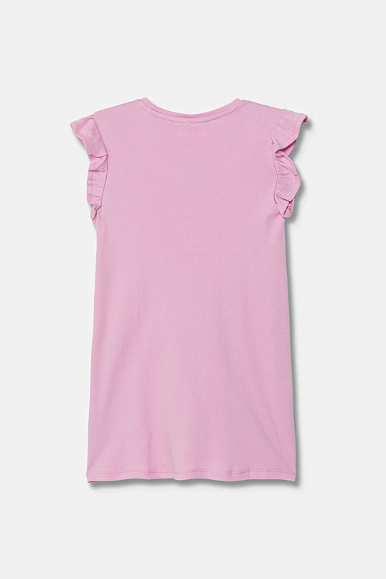 Guess sukienka bawełniana dziecięca K6RK02.KA6W4.PPY2 różowy SS26