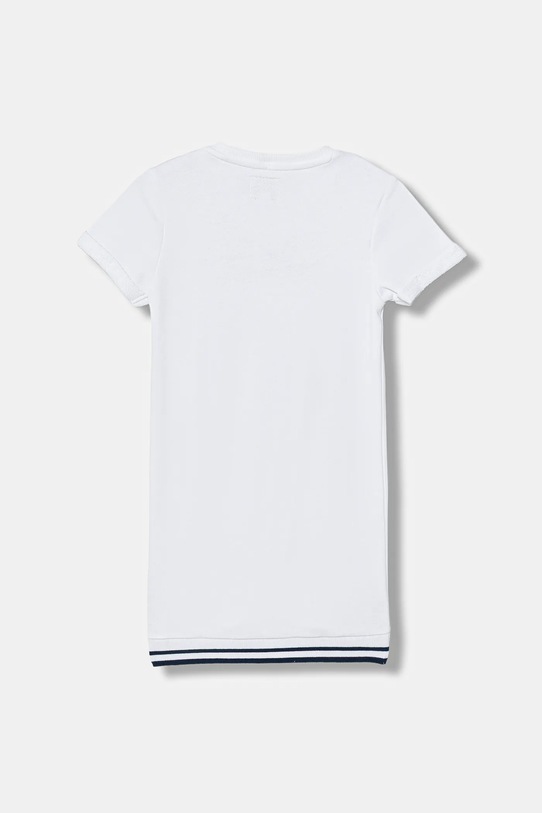 Guess sukienka bawełniana dziecięca K6RK11.KAD74.PPY2 biały SS26