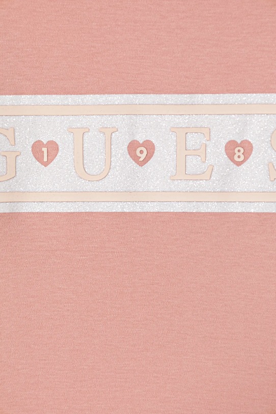 Dziewczynka Guess sukienka bawełniana dziecięca K6RK13.KA6W4.PPY2 różowy