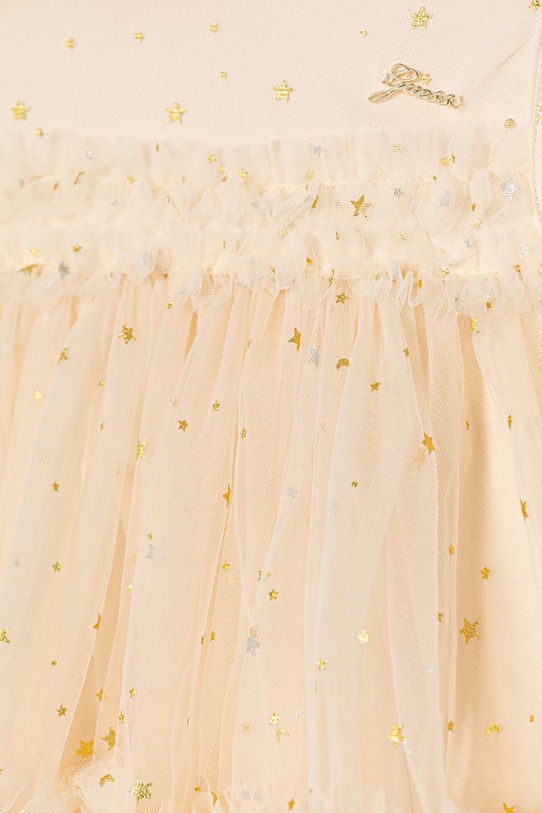 Dziewczynka Guess sukienka dziecięca K6RK20.KC4S0.PPY2 beżowy