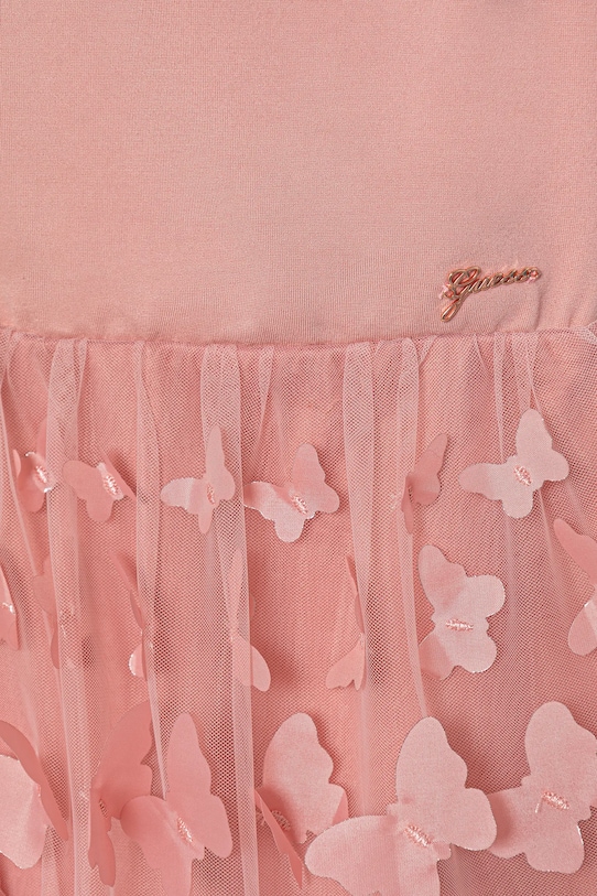 Dziewczynka Guess sukienka dziecięca K6RK21.KAUH0.PPY2 różowy
