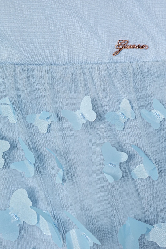 Dziewczynka Guess sukienka dziecięca K6RK21.KAUH0.PPY2 niebieski