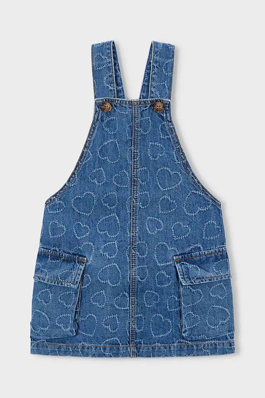 Mayoral sukienka jeansowa dziecięca 3910.6H.Mini.PPY2 niebieski SS26