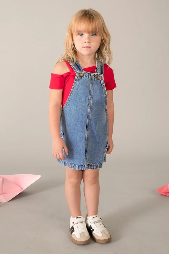 Mayoral sukienka jeansowa dziecięca 3910.6H.Mini.PPY2