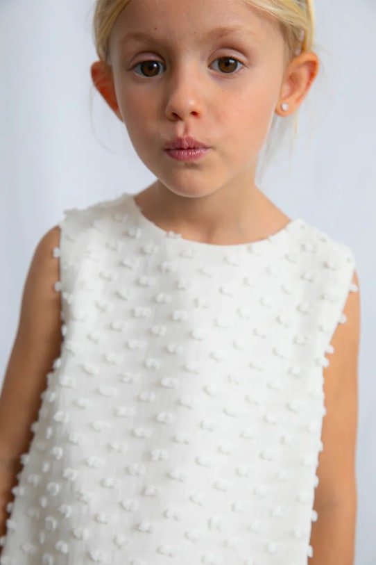 Mayoral sukienka dziecięca 3911.6A.Mini.PPY2 biały