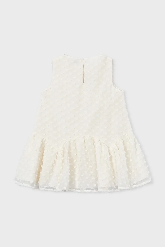 Dziewczynka Mayoral sukienka dziecięca 3911.6A.Mini.PPY2 biały