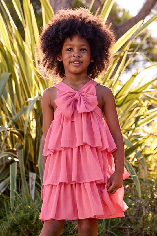 Детское платье Mayoral mini розовый 3912.6A.Mini.PPY2