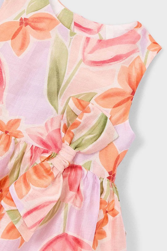 Дитяча льняна сукня Mayoral рожевий 3913.6A.Mini.PPY2