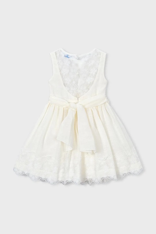 Dziewczynka Mayoral sukienka dziecięca 3914.6B.Mini.PPY2 beżowy