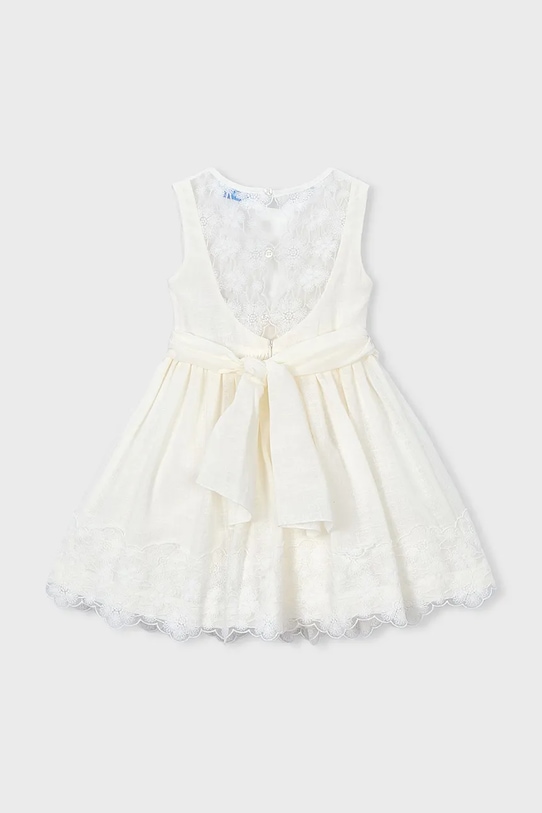 Dziewczynka Mayoral sukienka dziecięca 3914.6B.Mini.PPY2 beżowy