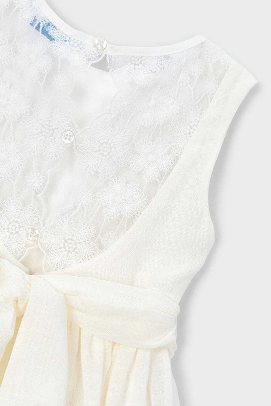 Mayoral sukienka dziecięca beżowy 3914.6B.Mini.PPY2