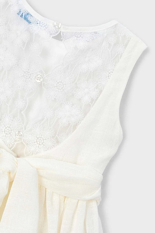 Mayoral sukienka dziecięca beżowy 3914.6B.Mini.PPY2