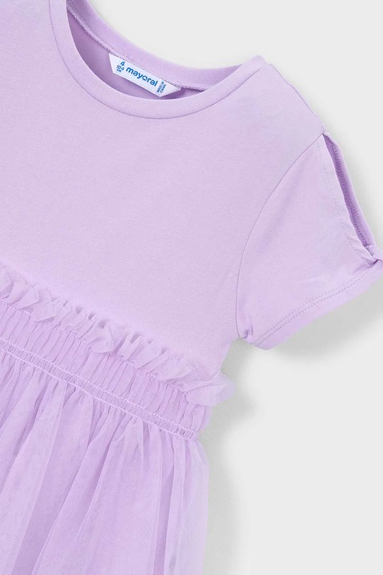 Mayoral sukienka dziecięca fioletowy 3915.6B.Mini.PPY2