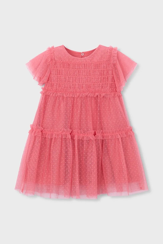 Dievčenské šaty Mayoral látka ružová 3917.6B.Mini.PPY2