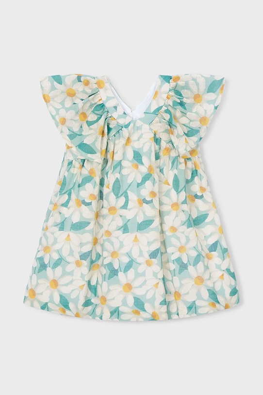 Mayoral sukienka dziecięca 3918.6B.Mini.PPY2 niebieski SS26