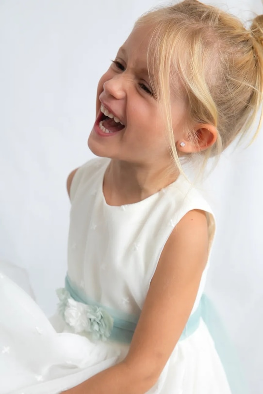 Mayoral sukienka dziecięca 3919.6B.Mini.PPY2 biały