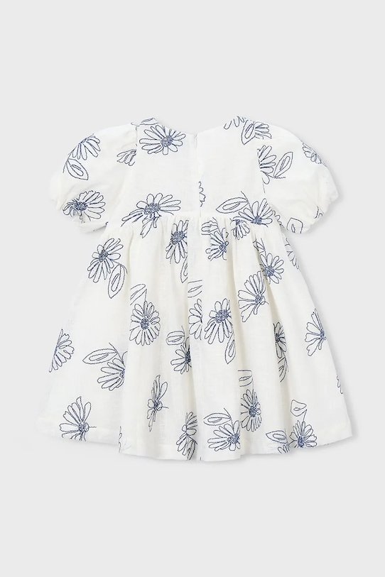 Dziewczynka Mayoral sukienka dziecięca 3921.6C.Mini.PPY2 biały