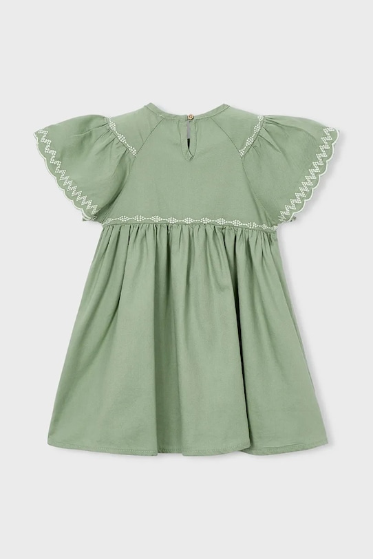 Mayoral sukienka dziecięca 3927.6E.Mini.PPY2 zielony SS26