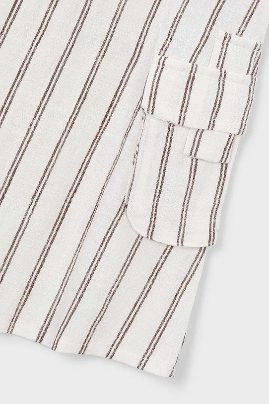 Mayoral sukienka z domieszką lnu dziecięca beżowy 3929.6F.Mini.PPY2