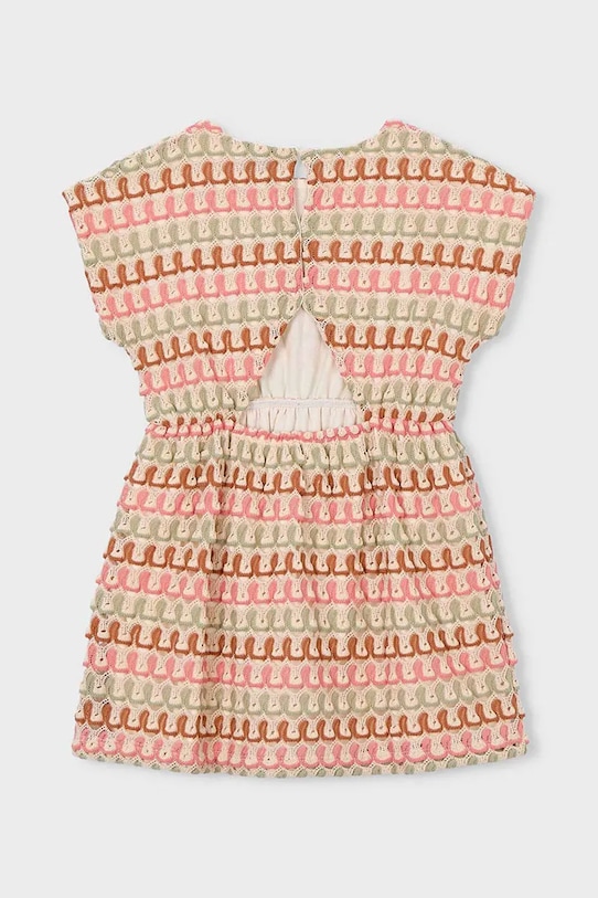 Dziewczynka Mayoral sukienka dziecięca 3930.6G.Mini.PPY2 beżowy