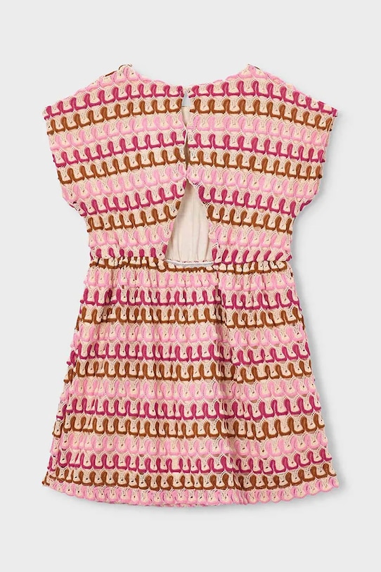 Mayoral sukienka dziecięca 3930.6G.Mini.PPY2 różowy SS26