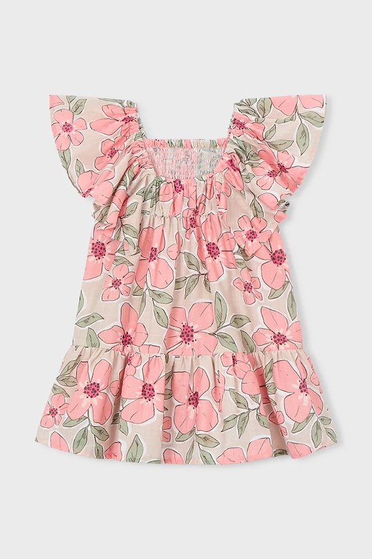 Dziewczynka Mayoral sukienka dziecięca 3932.6G.Mini.PPY2 różowy