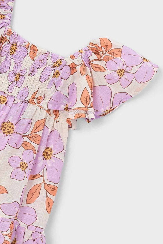 Dziewczynka Mayoral sukienka dziecięca 3932.6G.Mini.PPY2 fioletowy