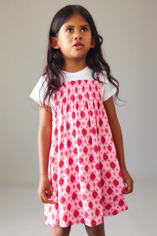 Παιδικό φόρεμα Mayoral 3933.6H.Mini.PPY2 ροζ
