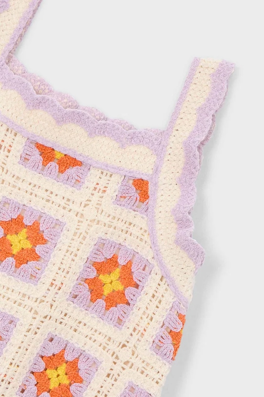 Dziewczynka Mayoral sukienka dziecięca 3935.6J.Mini.PPY2 fioletowy