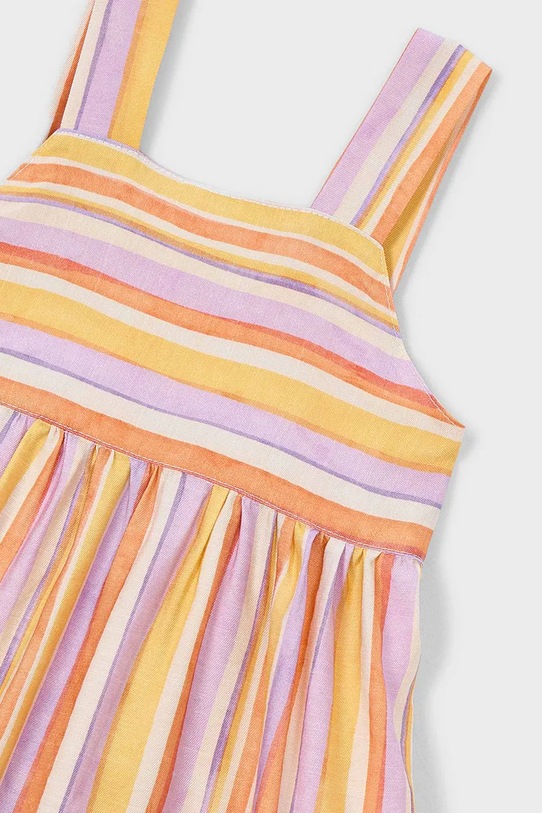 Dziewczynka Mayoral sukienka dziecięca 3936.6J.Mini.PPY2 pomarańczowy