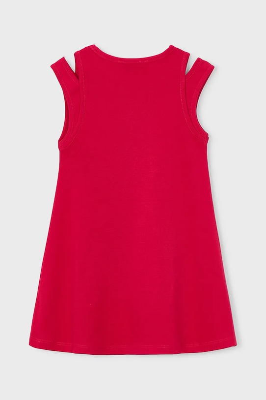 Девочка Хлопковое детское платье Mayoral 3938.6K.Mini.PPY2 красный