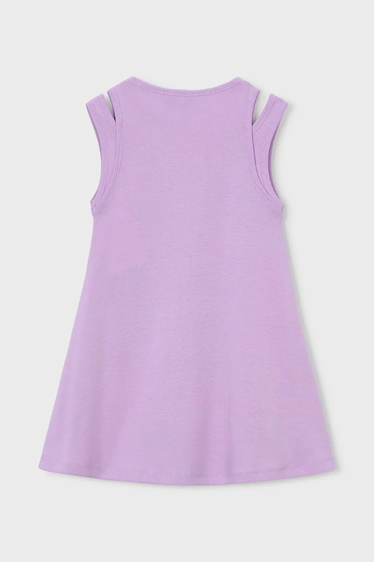 Dziewczynka Mayoral sukienka bawełniana dziecięca 3938.6K.Mini.PPY2 fioletowy