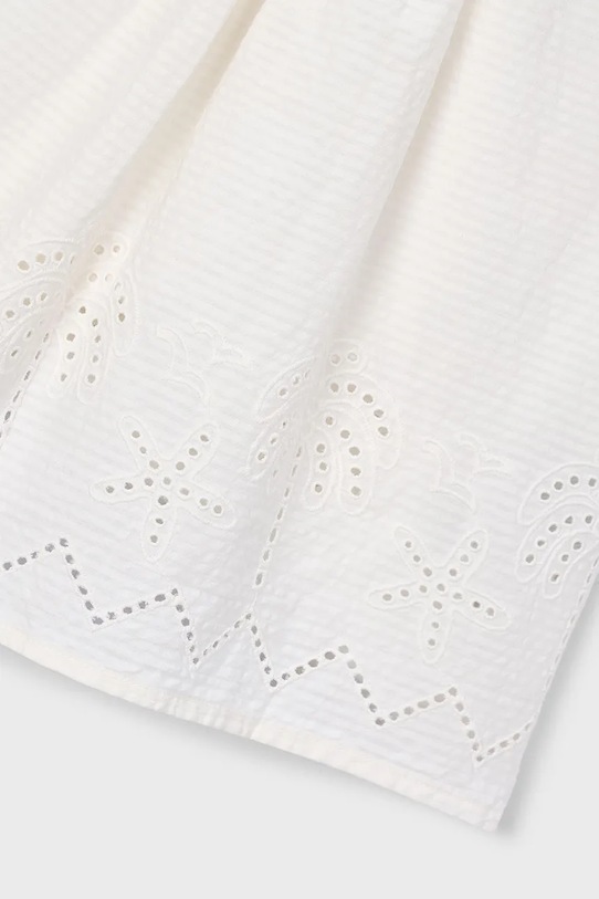 Djevojčice Dječja pamučna haljina Mayoral 3939.6L.Mini.PPY2 bež