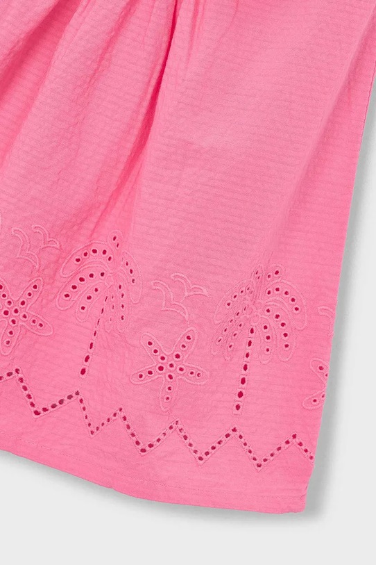 Девочка Хлопковое детское платье Mayoral 3939.6L.Mini.PPY2 розовый