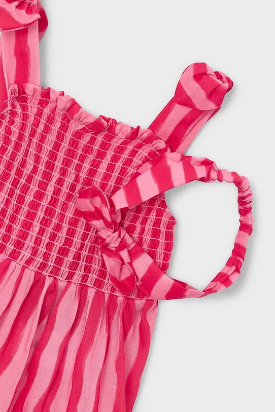 Fete Mayoral rochie din bumbac pentru copii 3942.6M.Mini.PPY2 roz