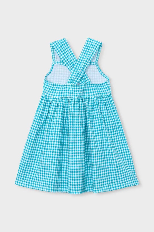 Παιδικό βαμβακερό φόρεμα Mayoral 3944.6N.Mini.PPY2 μπλε SS26